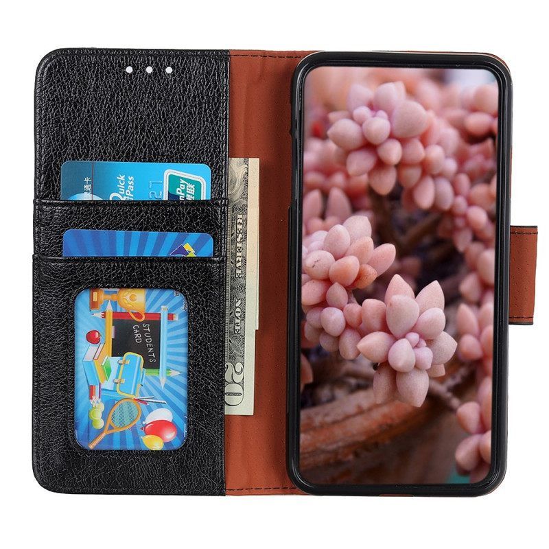 Κάλυμμα Motorola Edge 40 Pro Split Nappa Leather